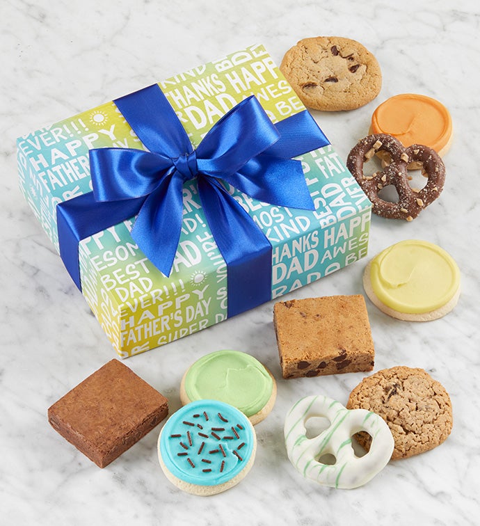 Father’s Day Cookie, Brownie, Pretzel Gift Box